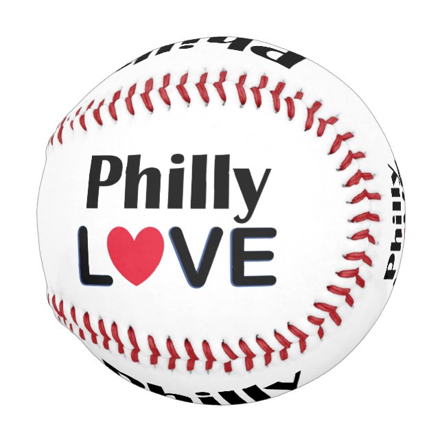 Pelota De Béisbol Philly Love (Reverso Izquierdo)