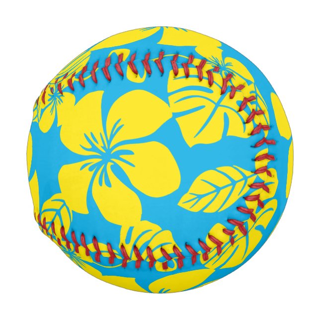 PELOTA DE BÉISBOL PINK BIKINI (AZUL/AMARILLO) (Anverso derecho)