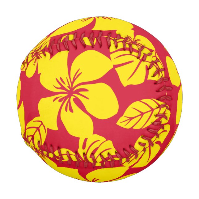 PELOTA DE BÉISBOL PINK BIKINI (ROJO/ORO) (Anverso derecho)