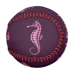 Pelota De Béisbol Pink Seahorse