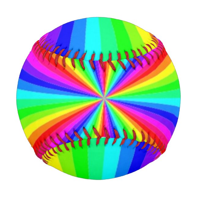 PELOTA DE BÉISBOL PINWHEEL RAINBOW (Reverso)