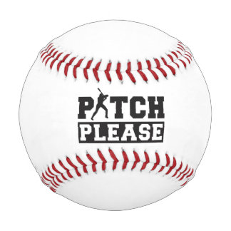 Pelota De Béisbol Pitch Please – Cita divertida de sóftbol|béisbol