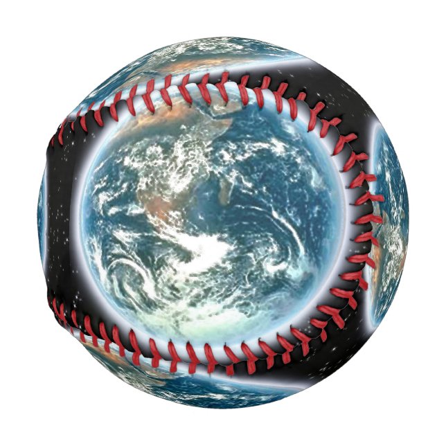 Pelota De Béisbol Planeta Tierra desde el espacio exterior Astro Gam (Reverso Izquierdo)