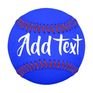 Pelota De Béisbol Plano sólido azul