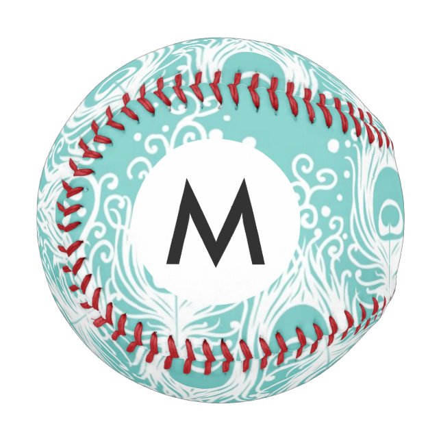 Pelota De Béisbol Plumas de pavo real blandas (Anverso izquierdo)