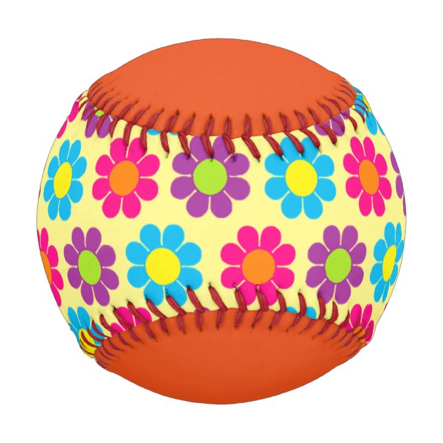 Pelota De Béisbol Poder de la Flor (Anverso)
