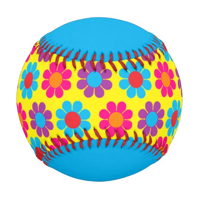Pelota De Béisbol Poder de la Flor (Anverso)