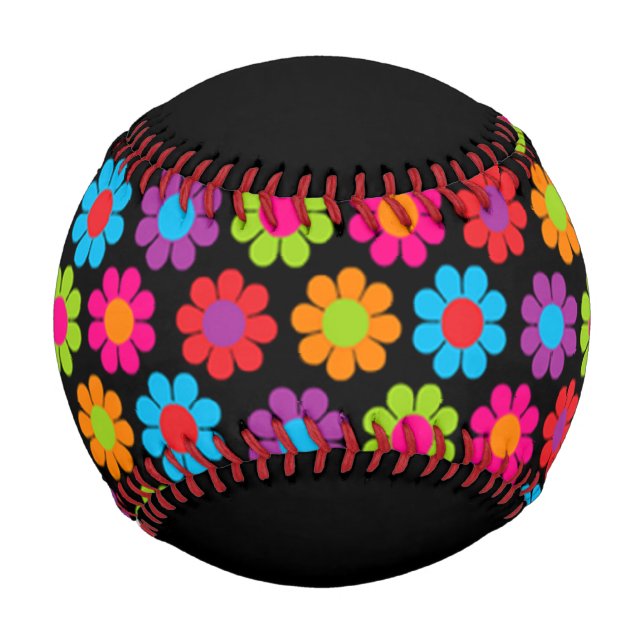 Pelota De Béisbol Poder Floral (Anverso)