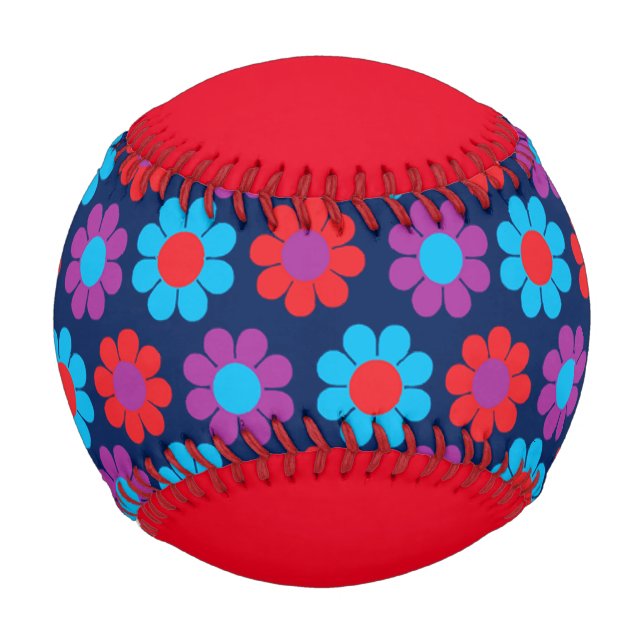 Pelota De Béisbol Poder Floral (Anverso)