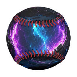 Pelota De Béisbol Portal Fracturado de Singularidad de Neón