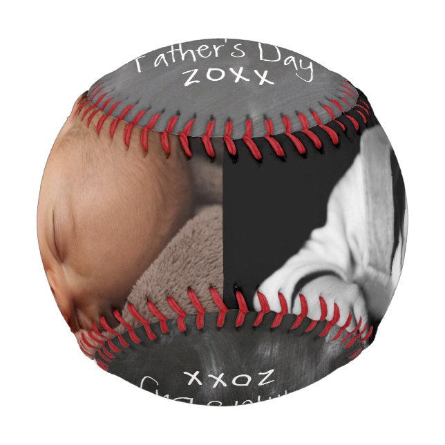 Pelota De Béisbol Primer Día Del Padres Personalizado Uno De Los Tip (Anverso)