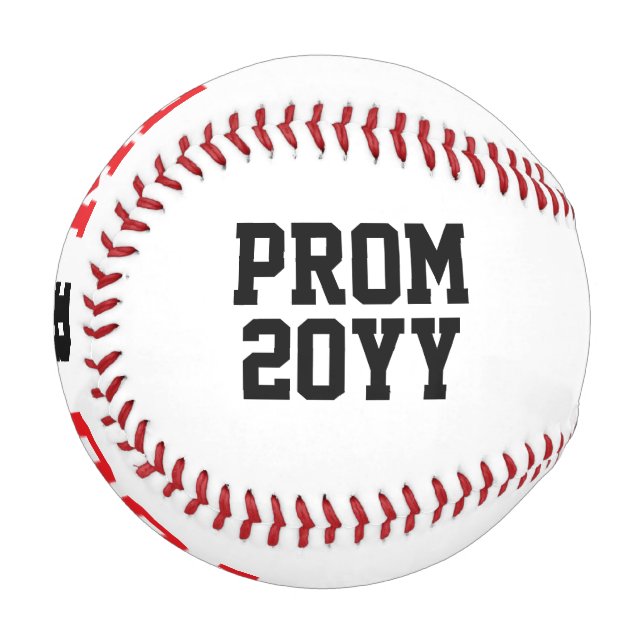 Pelota De Béisbol Prom Proposal Ideas (Anverso izquierdo)
