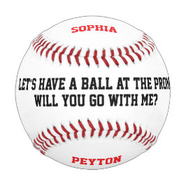Pelota De Béisbol Prom Proposal Posal