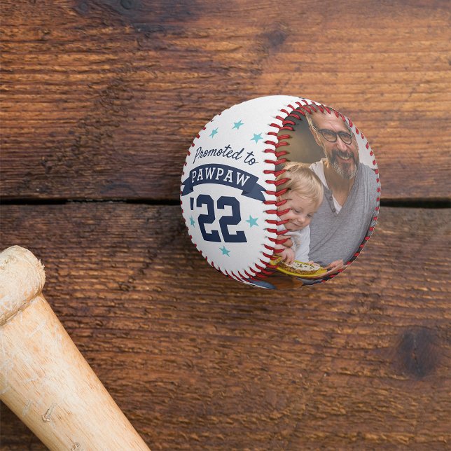 Pelota De Béisbol Promocionado a Pawpaw | Foto del nuevo abuelo (Subido por el creador)