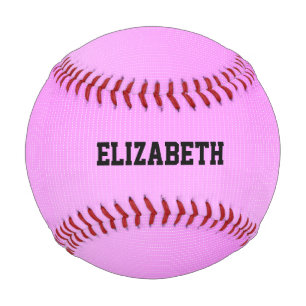 Pelota De Béisbol Puntos blancos patrón rosa
