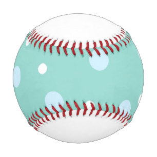 Pelota De Béisbol Puntos de polka con nombre