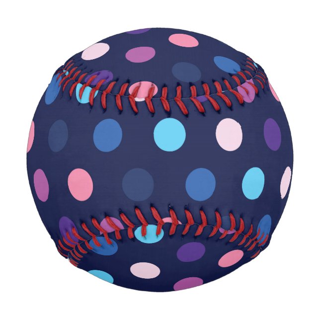 Pelota De Béisbol Puntos de Polka de Ball Baseball (Anverso)