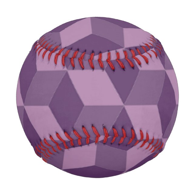 PELOTA DE BÉISBOL PURPLE CUBES (Anverso)