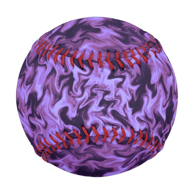 Pelota De Béisbol Purple Fire (Anverso)