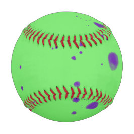 Pelota De Béisbol Púrpura verde neón