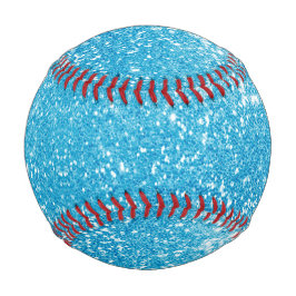 Pelota De Béisbol Purpurina azul