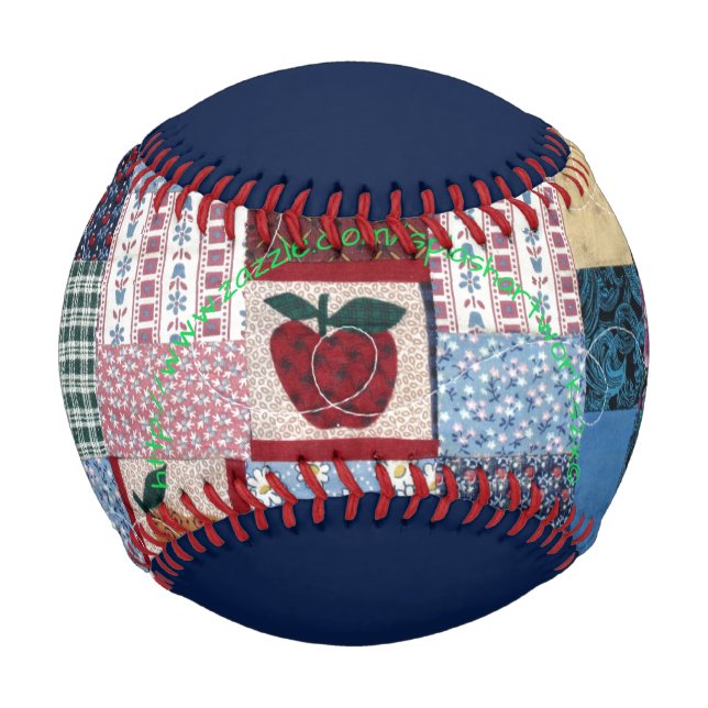 Pelota De Béisbol "Quilted" (Anverso)