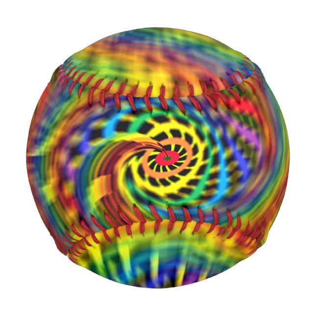 Pelota De Béisbol Rainbow Tornado (Anverso)