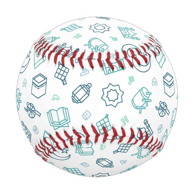 Pelota De Béisbol Ramadan Doodles Baseball (Anverso)