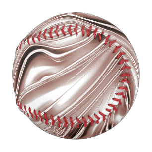 Pelota De Béisbol Rasgos ondulados de largo color marrón brillante s
