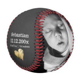Pelota De Béisbol Recién nacido Personalizado De Una Especie