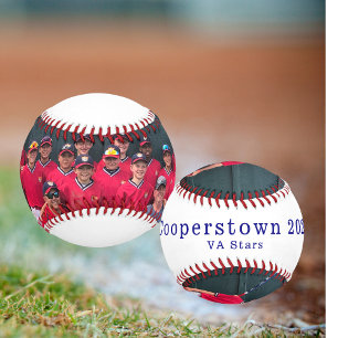 Pelota De Béisbol Recuerdo de foto de equipo de béisbol personalizad