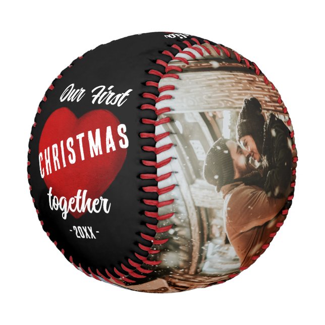 Pelota De Béisbol Red Heart Our First Christmas Together 2 Photo  (Angular)