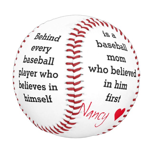 Pelota De Béisbol Regalo de béisbol de texto para personalizado (Angular)