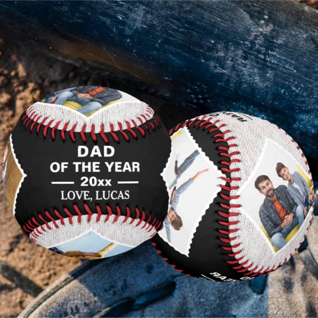 Pelota De Béisbol Regalo de foto de Personalizado de papá del año de (Subido por el creador)