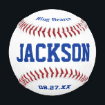 Pelota De Béisbol Regalo de oso de anillo de propuesta de portador d<br><div class="desc">Propuesta de portador de anillo regalo de oso de anillo personalizado</div>