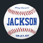 Pelota De Béisbol Regalo de oso de anillo de propuesta de portador d<br><div class="desc">Propuesta de portador de anillo regalo de oso de anillo personalizado</div>