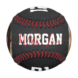Pelota De Béisbol Regalo fotográfico personalizado del cumpleaños de