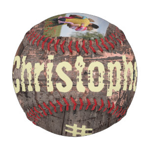 Pelota De Béisbol Regalo para papá Efecto Madera #1 Papá