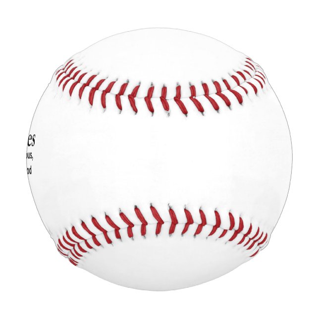 Pelota De Béisbol Regalos de bautismo de béisbol para niños (Anverso)
