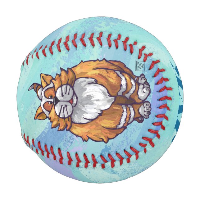 Pelota De Béisbol Regalos y accesorios para gatos de jengibre (Anverso derecho)