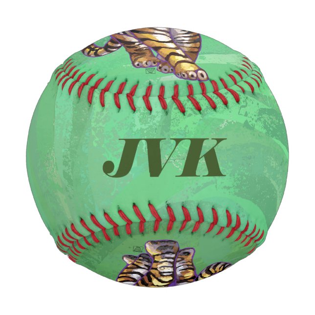 Pelota De Béisbol Regalos y accesorios para tigres (Reverso)