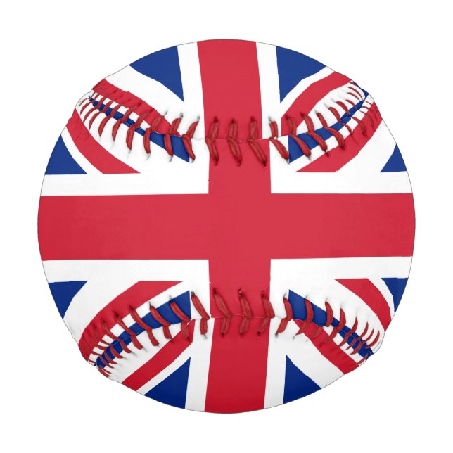 Pelota De Béisbol Reino Unido (Bandera Británica) (Union Jack) (Rein (Anverso)