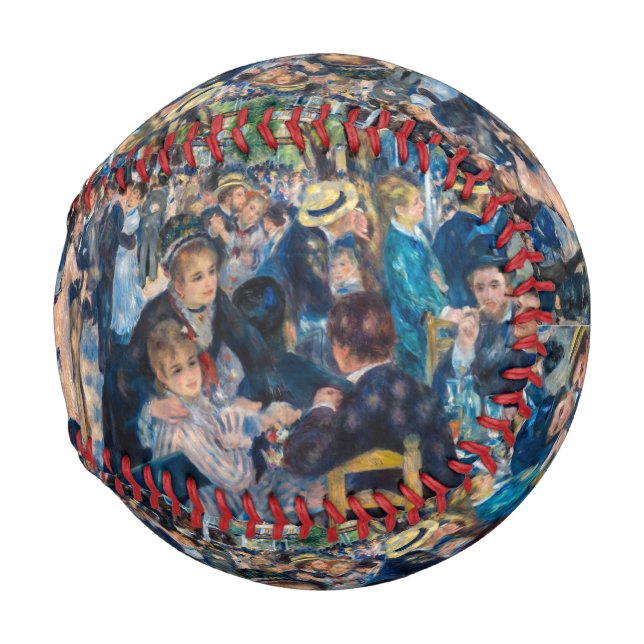 Pelota De Béisbol Renoir - Danza en Le Moulin de la Galette (Anverso derecho)