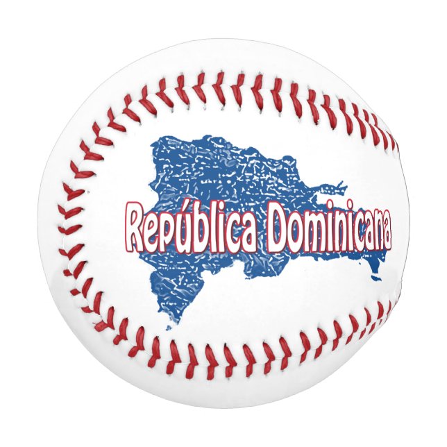Pelota De Béisbol República Dominicana (Anverso izquierdo)