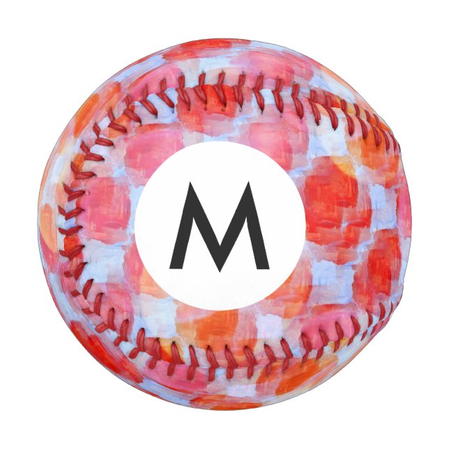 Pelota De Béisbol Resplandor del fondo de textura de diseño (Anverso izquierdo)
