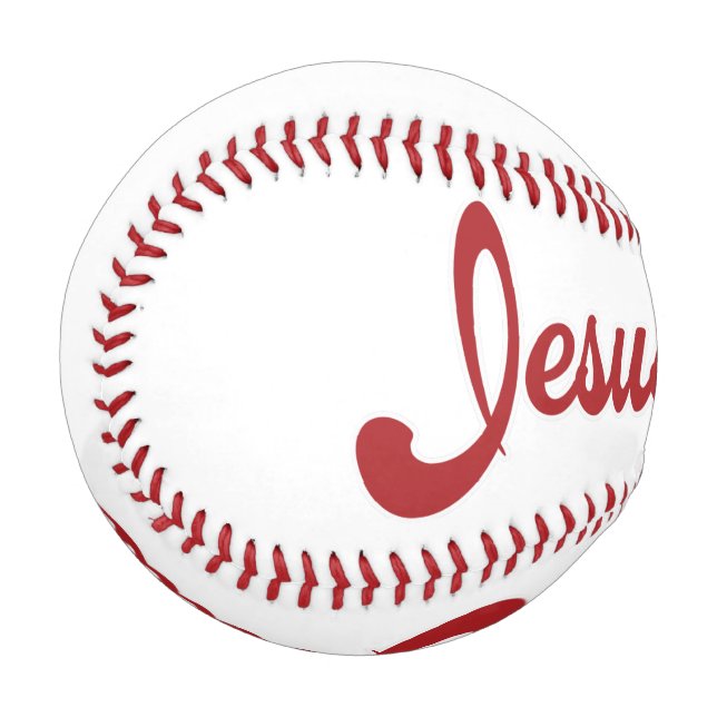 Pelota De Béisbol Retro Jesús (Anverso izquierdo)