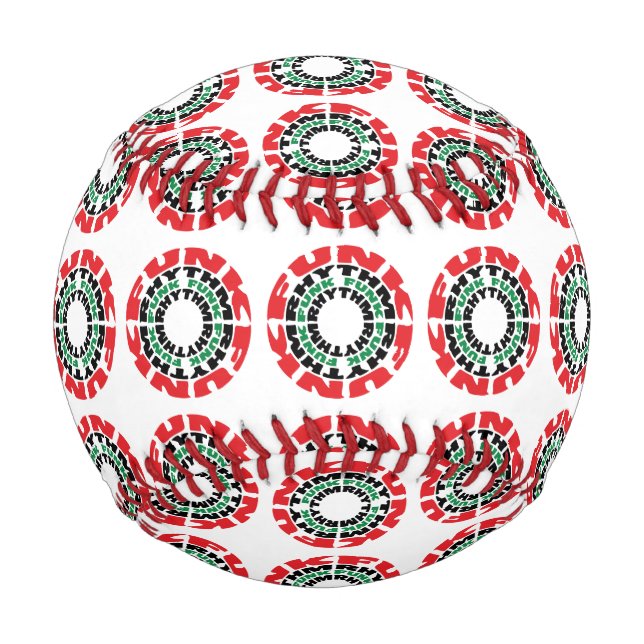 Pelota De Béisbol Ritmo Funk Funk Rhythm (Anverso)