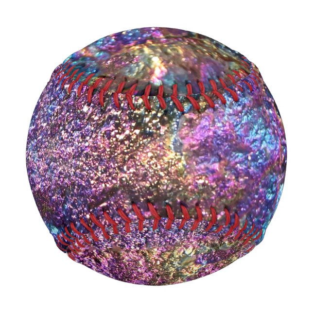 Pelota De Béisbol Rocas arcoiris caídas (Anverso)