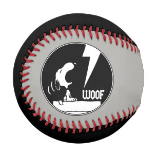 Pelota De Béisbol Rock Tees   Snoopy Howling