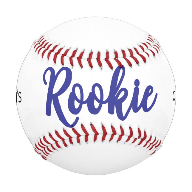 Pelota De Béisbol Rookie of the Year 1st Bday Baseball (Anverso)